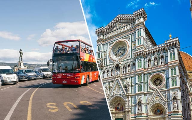 Combo: Florence Hop-on Hop-off Bus Tour + Florence Cathedral Express Guided Tour