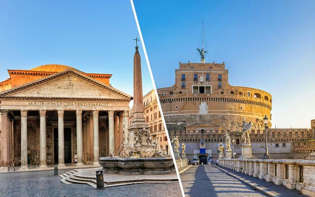 Combo: Rome Pantheon + Castel Sant'Angelo Fast Track Entry Tickets