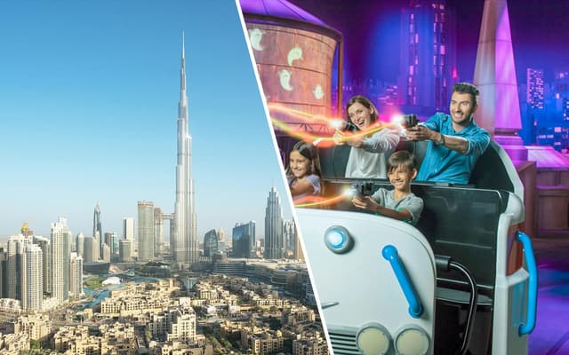 Combo: IMG Worlds of Adventure + Burj Khalifa At the Top