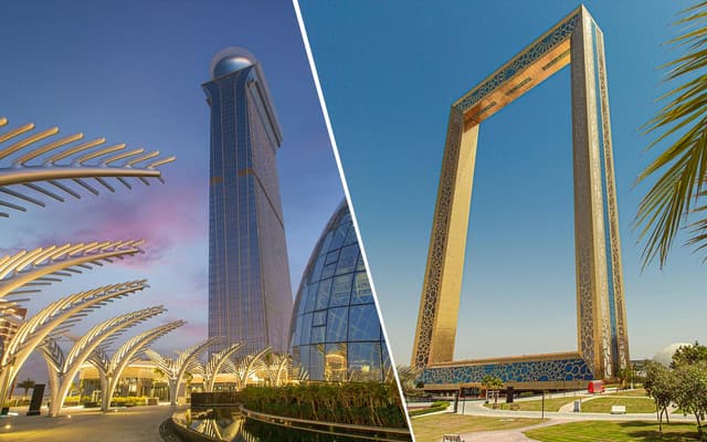 Combo: The View at The Palm + Dubai Frame Tickets