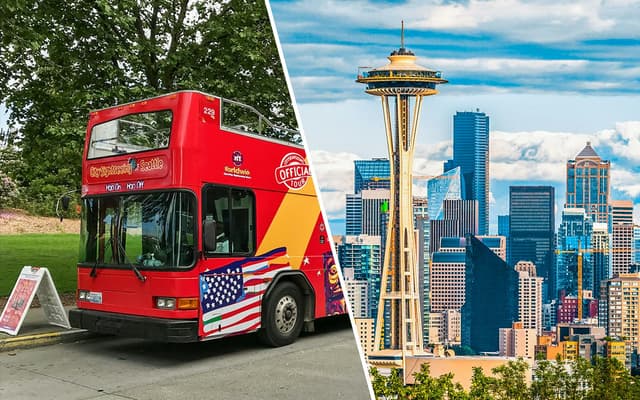 Combo: Seattle Hop-on Hop-off Bus Tour + Panoramic Tour