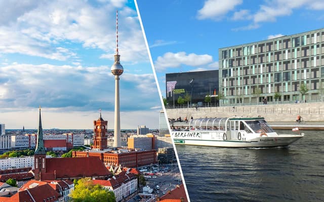 Combo: Berlin TV Tower Entry Tickets + Guided City Cruise