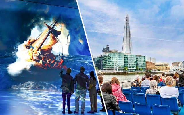 Combo: Frameless London Tickets + Thames Sightseeing Cruise