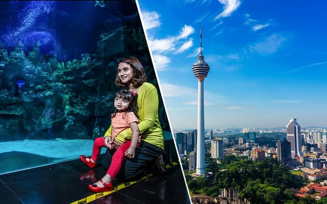 Combo: Aquaria KLCC + KL Tower Tickets