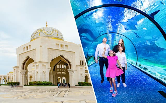 Combo: Qasr Al Watan + National Aquarium Abu Dhabi Tickets