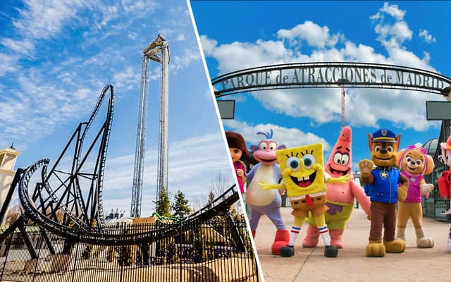 Combo: Parque Warner + Parque de Atracciones Skip-the-Line Tickets