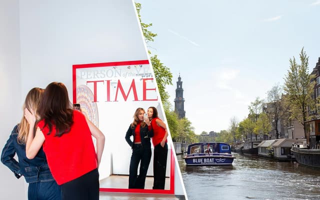 Combo: Moco Museum Amsterdam + 60-Mins Canal Cruise Tickets
