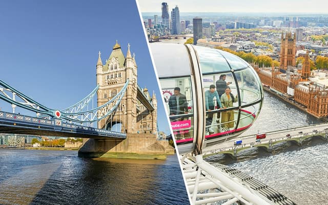 Combo: Tower Bridge + London Eye Tickets