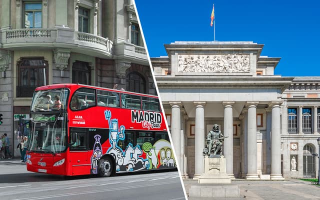 Combo: Madrid Hop-on Hop-off Bus Tour + Art Walk Pass