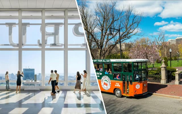 Combo: Boston Hop-on Hop-off Bus Tour + View Boston Tickets