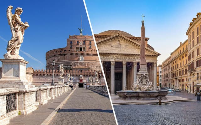 Combo: Castel Sant’Angelo + Pantheon Entry Tickets with Audio Guide