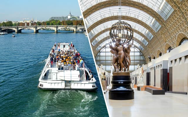 Combo: Seine River & Canal Saint-Martin Cruise + Orsay Museum Tickets