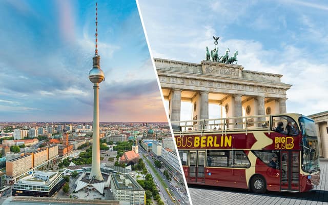 Combo: Berlin TV Tower Entry Tickets + Berlin Hop-On Hop-Off Bus Tour