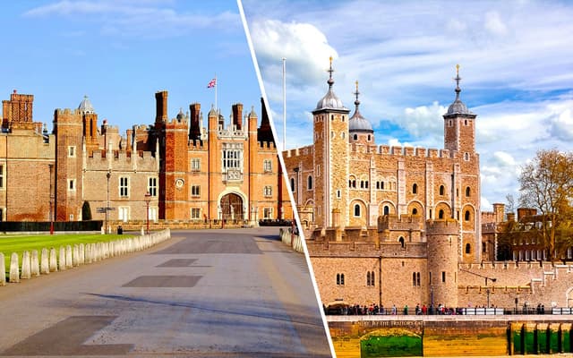 Combo: Hampton Court Palace & Gardens Tickets + Tower of London Tickets with Access to the Crown Jewels