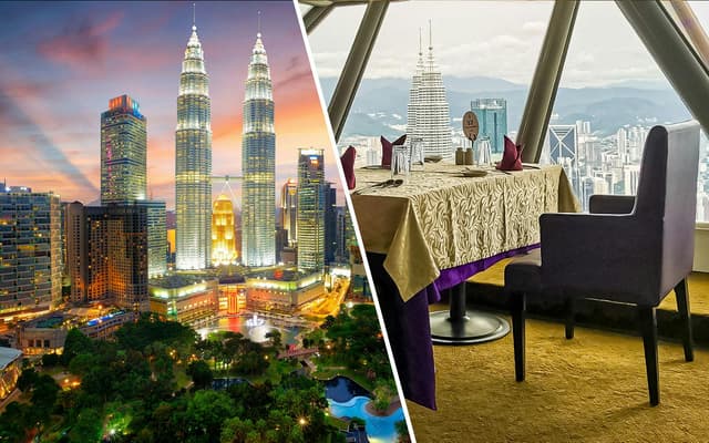 Combo: Petronas Twin Towers Tickets + ORBIT Revolving Dinner Buffet