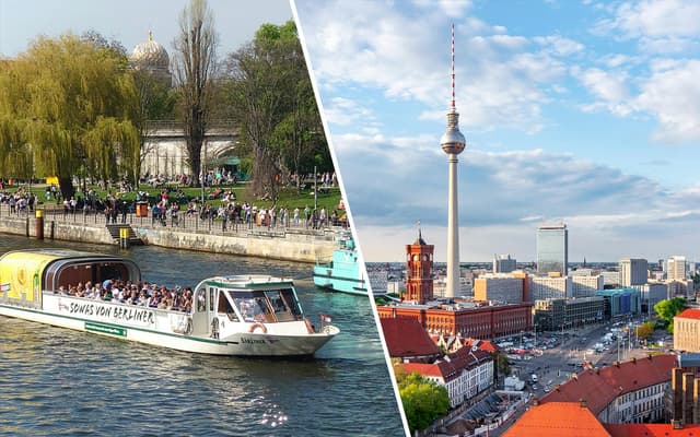 Combo: 1-Hour City Cruise + Berlin TV Tower Fast-View Tickets