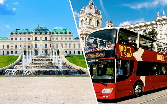 Combo: Upper Belvedere Palace Skip-The-Line Tickets + Vienna Hour Hop-On Hop-Off Bus Tour