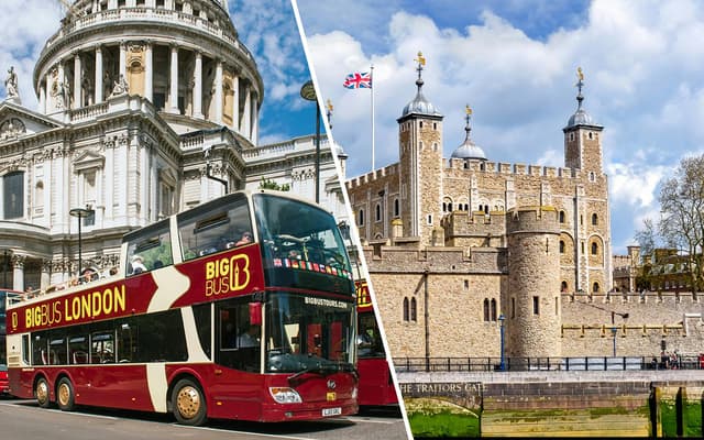 Combo: London Hop-on Hop-off Bus Tour + Tower of London Tickets