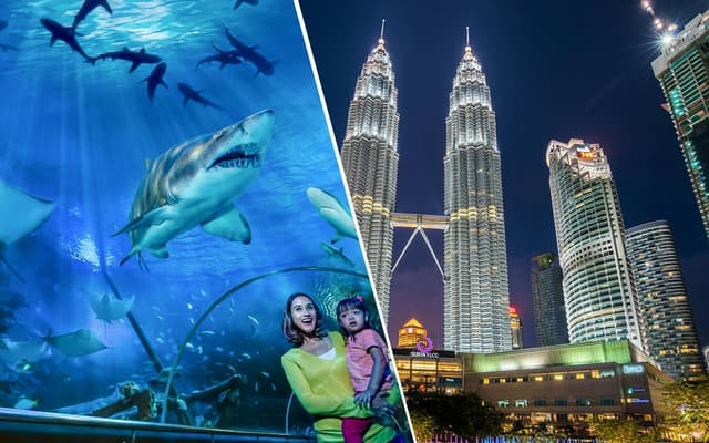 Combo: Aquaria KLCC + Petrosains Tickets