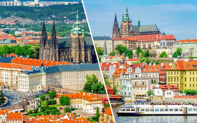 Combo: Prague Castle + 1-Hour Prague River Cruise Tickets