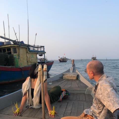 Hoi An: Sunset Fishing Boat Cruise with BBQ Dinner