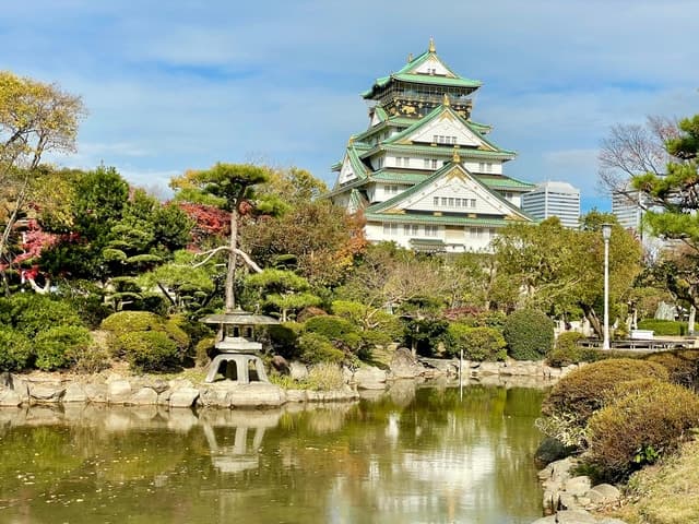 Osaka: Osaka Castle - Tsuruhashi - Tennoji (Spanish Guide)