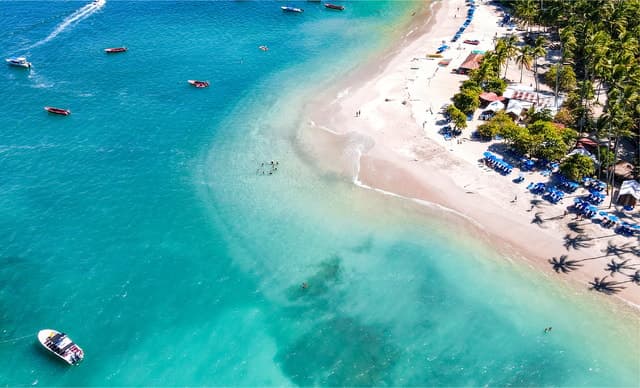 From Jaco: Tortuga Island Boat Tour with Snorkel and Lunch