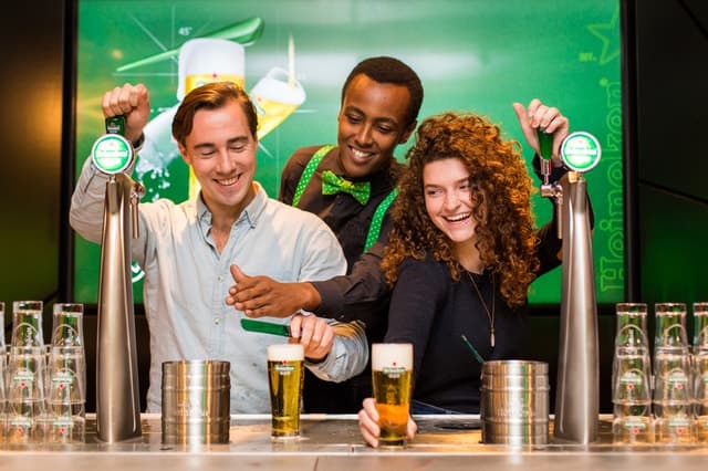 Amsterdam: Heineken Experience Ticket with optional Rooftop