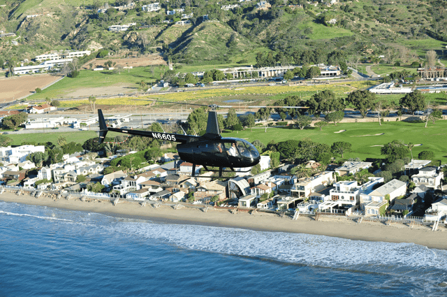 California Coastline & Hollywood Celebrity Helicopter Tour