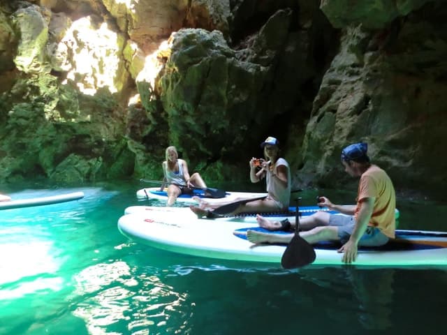 Algarve: Stand Up Paddle Tour w/ Snorkeling to Ingrina Caves