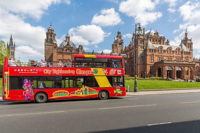 Glasgow: City Sightseeing Hop-On Hop-Off Bus Tour