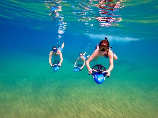 Wailea Beach: Guided Sea Scooter Snorkeling Tour