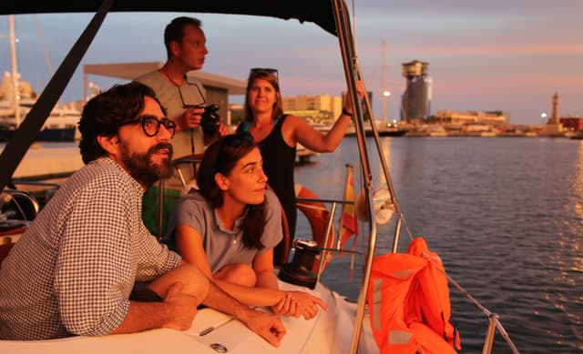 Barcelona: Sunset Sail, Tapas, Bar & Optional Music & Dinner
