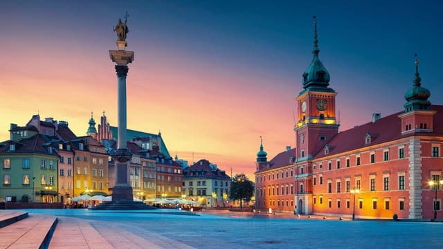 5-hour: Royal Castle, Old Town, Wilanow Palace /inc.Pick-up/