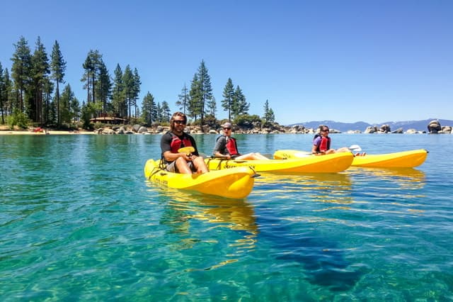 Sand Harbor Kayak Tour in Lake Tahoe