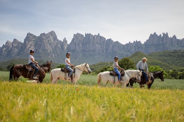 Barcelona: Montserrat & Horse Riding Small-Group Tour
