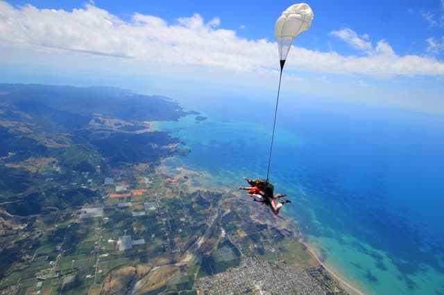 From Motueka: Abel Tasman Tandem Skydive Experience