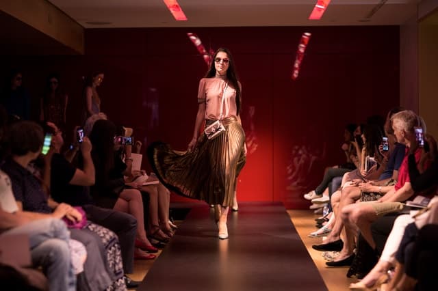 Paris: Fashion Show at Galeries Lafayette Haussmann