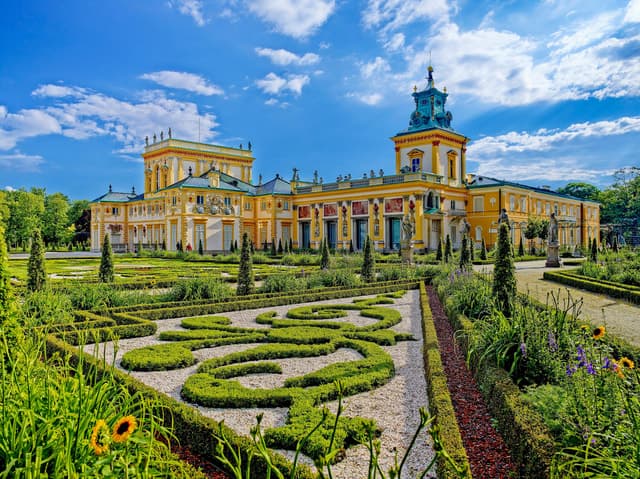 Warsaw Private Wilanow Palace & Garden Tour