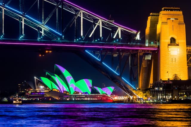 Sydney: Bring Your Own Drinks Vivid Harbour Cruise
