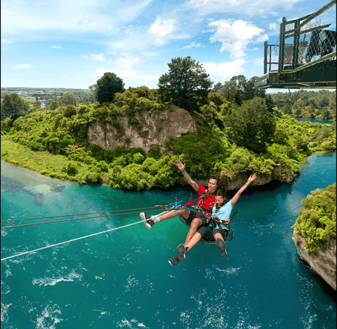 Taupō: AJ Hackett Taupō Swing - NZ's Only Cliff-Face Drop!