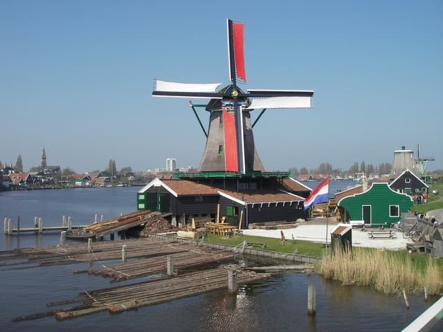 Zaanse Schans: Ticket Entrance Authentic Dutch Windmill