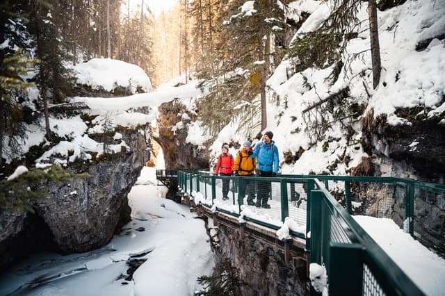 Johnston Canyon Icewalk Adventure