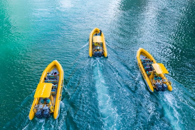 Dubai Marina: Guided Sightseeing Tour by Speedboat
