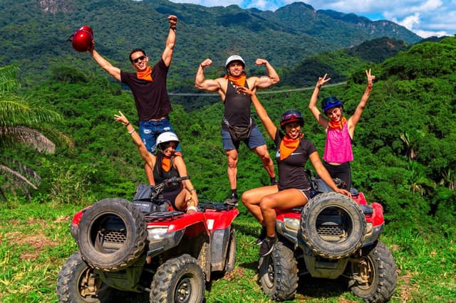 From Puerto & Nuevo Vallarta: ATV Tour with Tequila Tasting