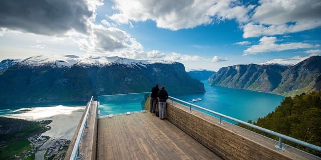 Bergen: Nærøyfjorden, Flåm, and Stegastein Guided Bus Tour