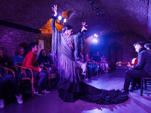 Seville: Flamenco Dreams Show with Drink in an Arabic Vault