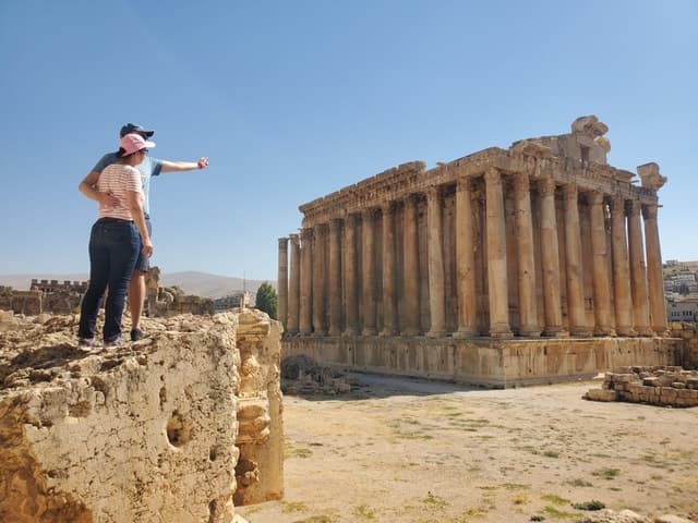 Baalbek Temples & Ksara Caves w/pick-up,guide, entries+lunch