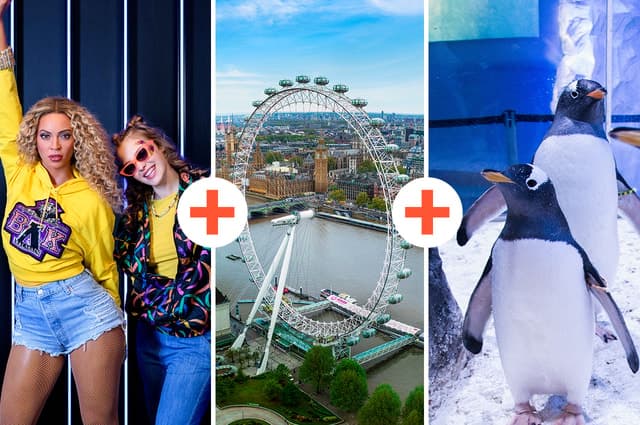 London: Madame Tussauds, London Eye & SEA LIFE Combo Ticket