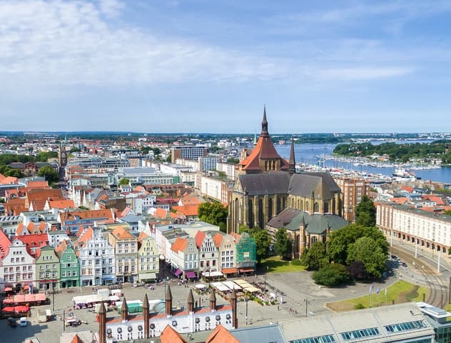 Walking tour of Rostock's historic center